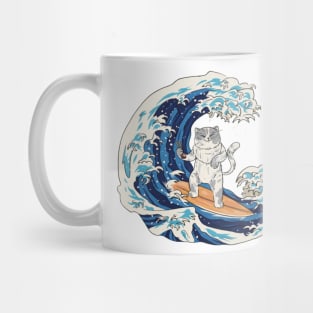 Cat Surfing Mug